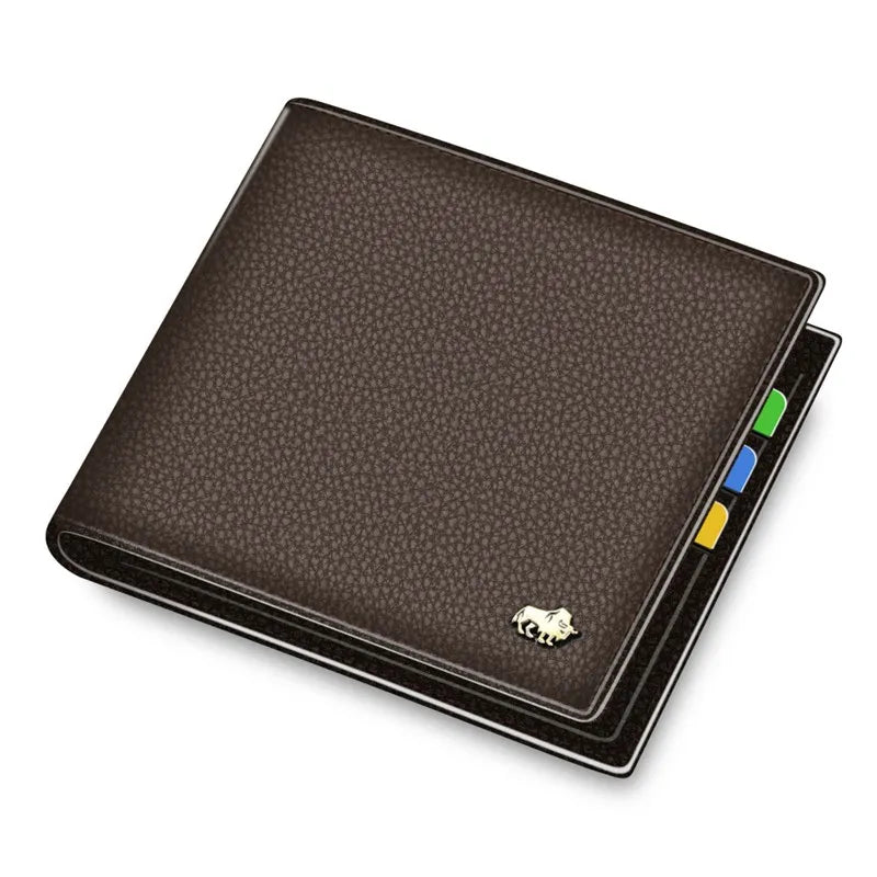 BisonVault™ RFID Slim Leather Wallet