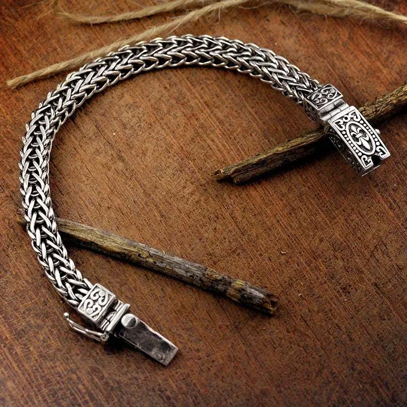 Royal Weave Bracelet – 925 Silver