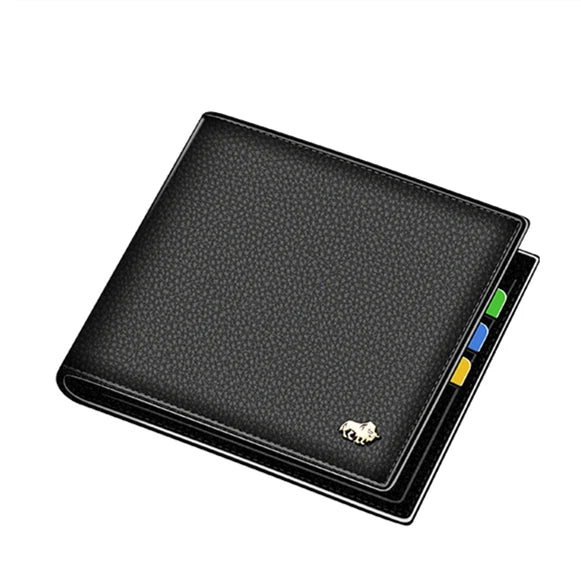BisonVault™ RFID Slim Leather Wallet