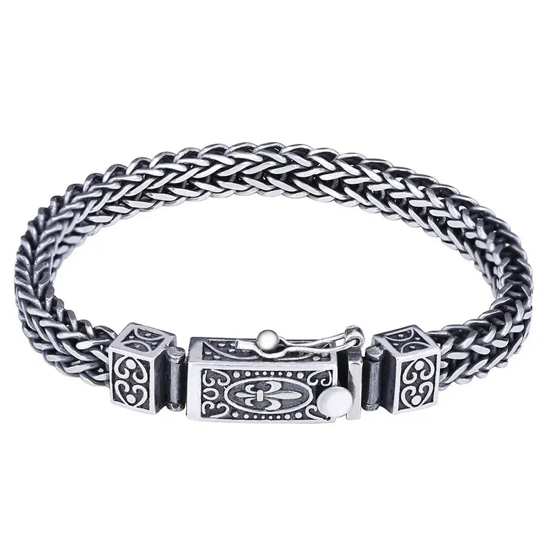 Royal Weave Bracelet – 925 Silver