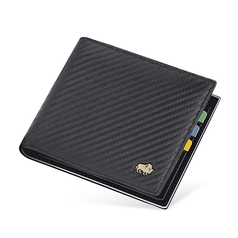 BisonVault™ RFID Slim Leather Wallet