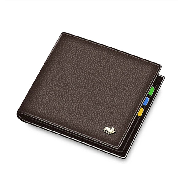 BisonVault™ RFID Slim Leather Wallet