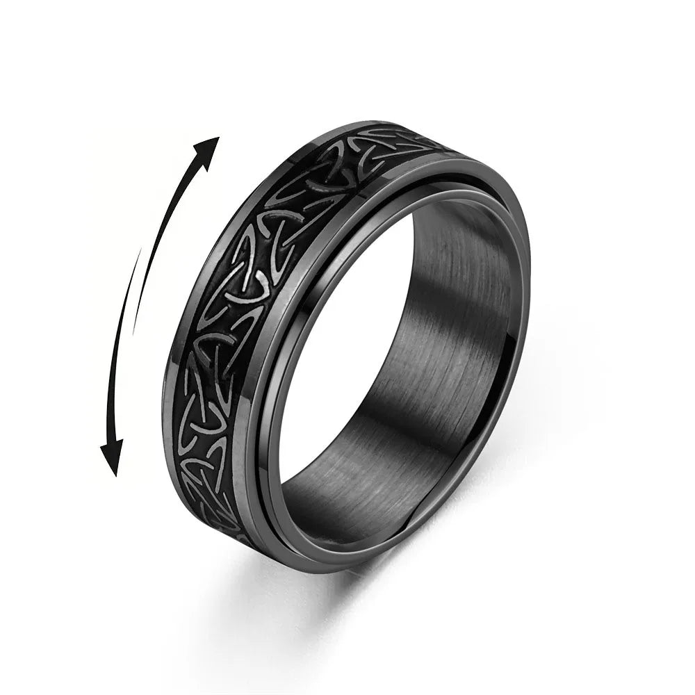 Obsidian Edge Black Ring