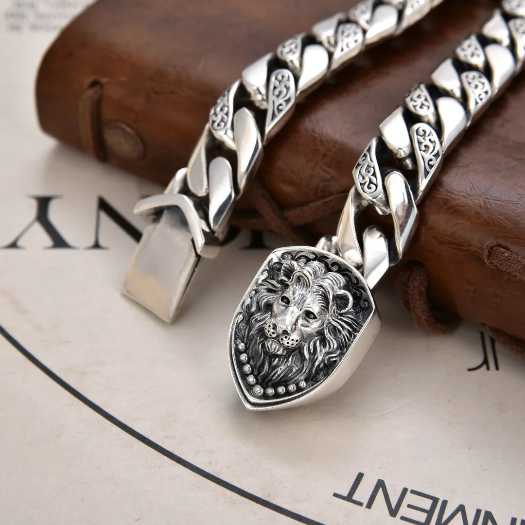 Imperial Lion Bracelet – 925 Sterling Silver