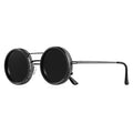 Noir Axis Round Sunglasses