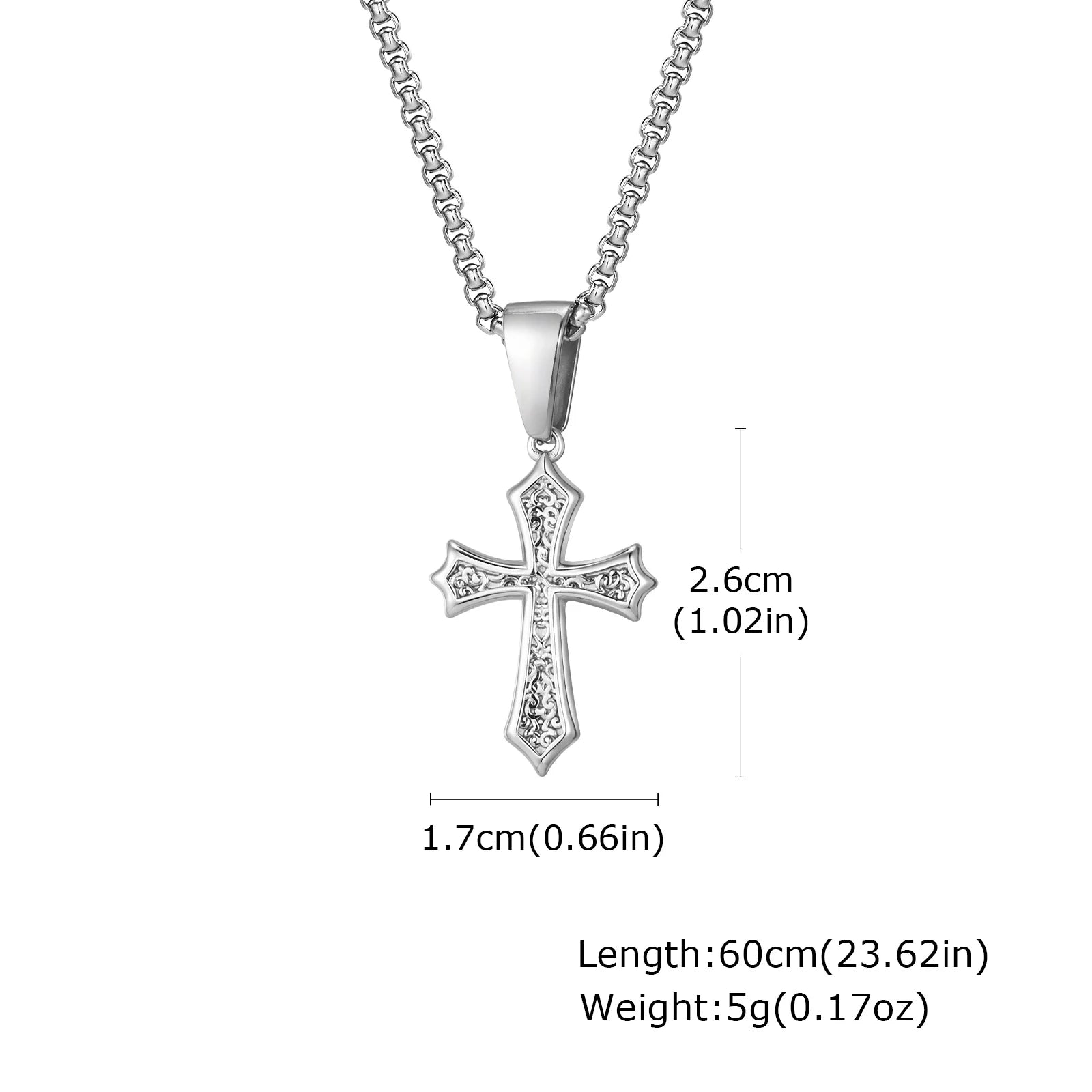 Eternal Cross Silver Necklace
