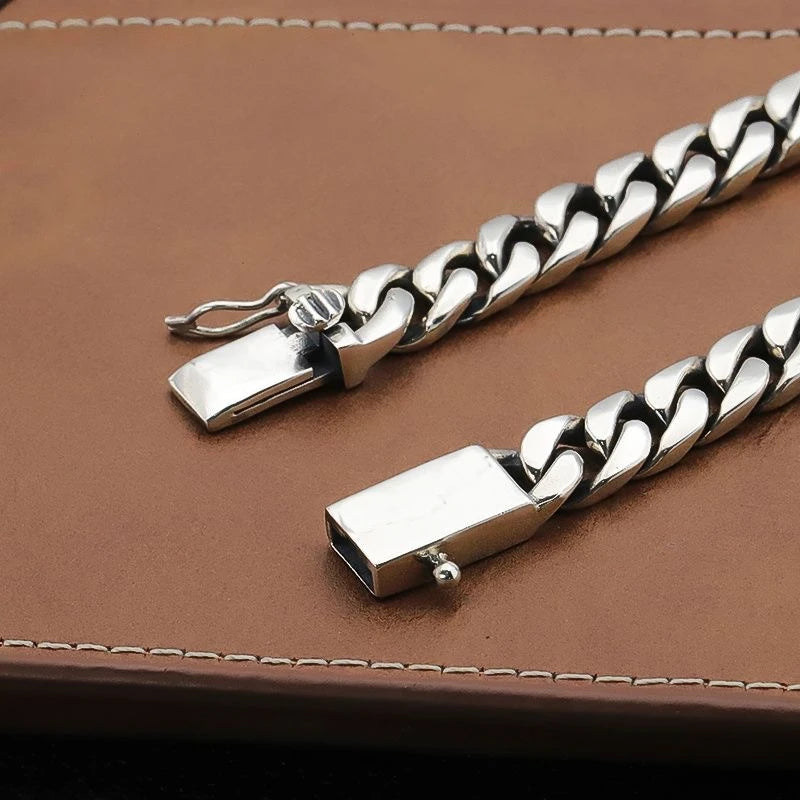 Sovereign Cuban Bracelet – 925 Sterling Silver