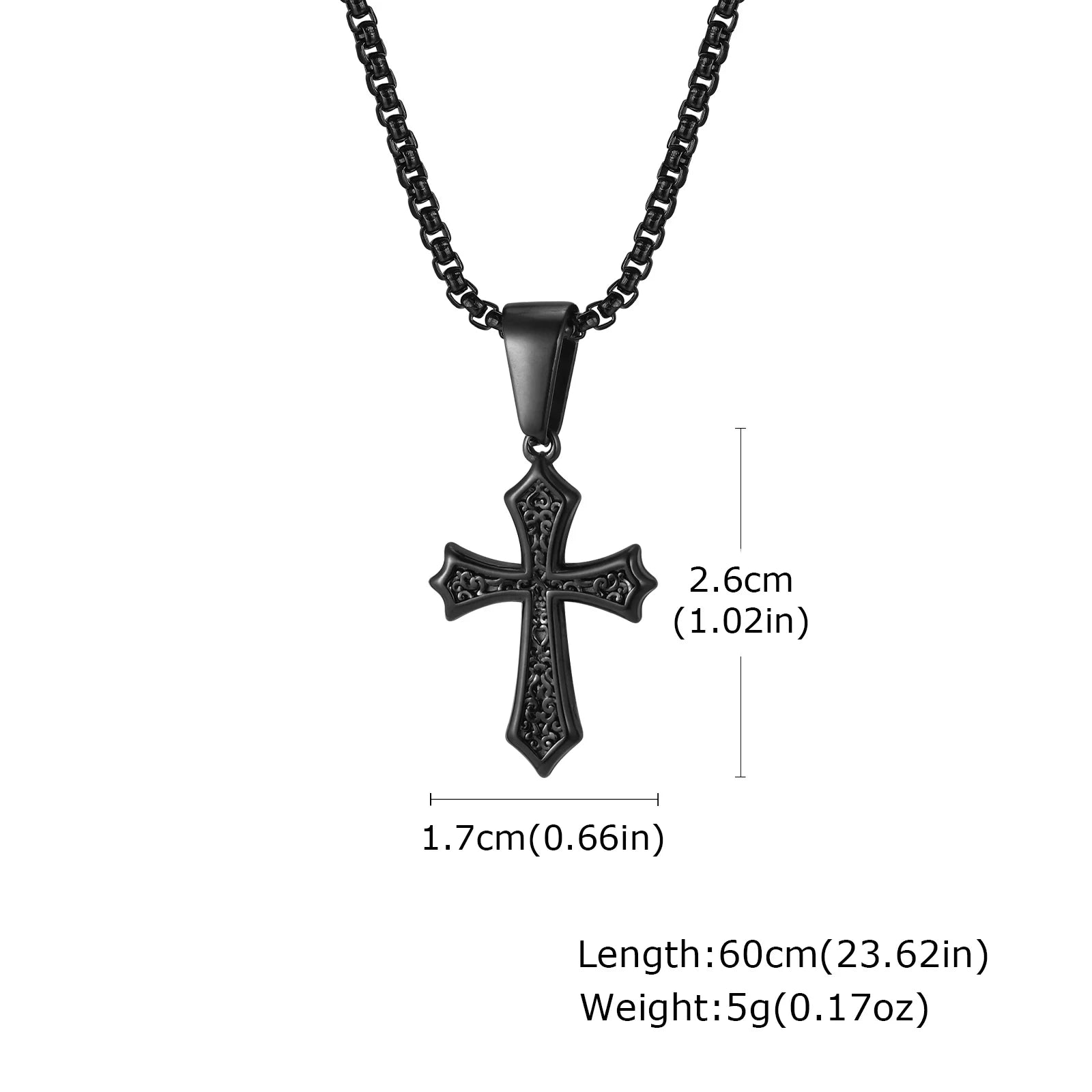 Eternal Cross Silver Necklace