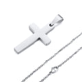 Classic Faith Cross Silver Necklace
