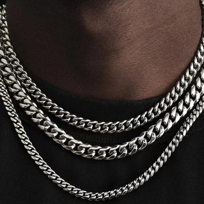 Imperial Cuban Silver Chain