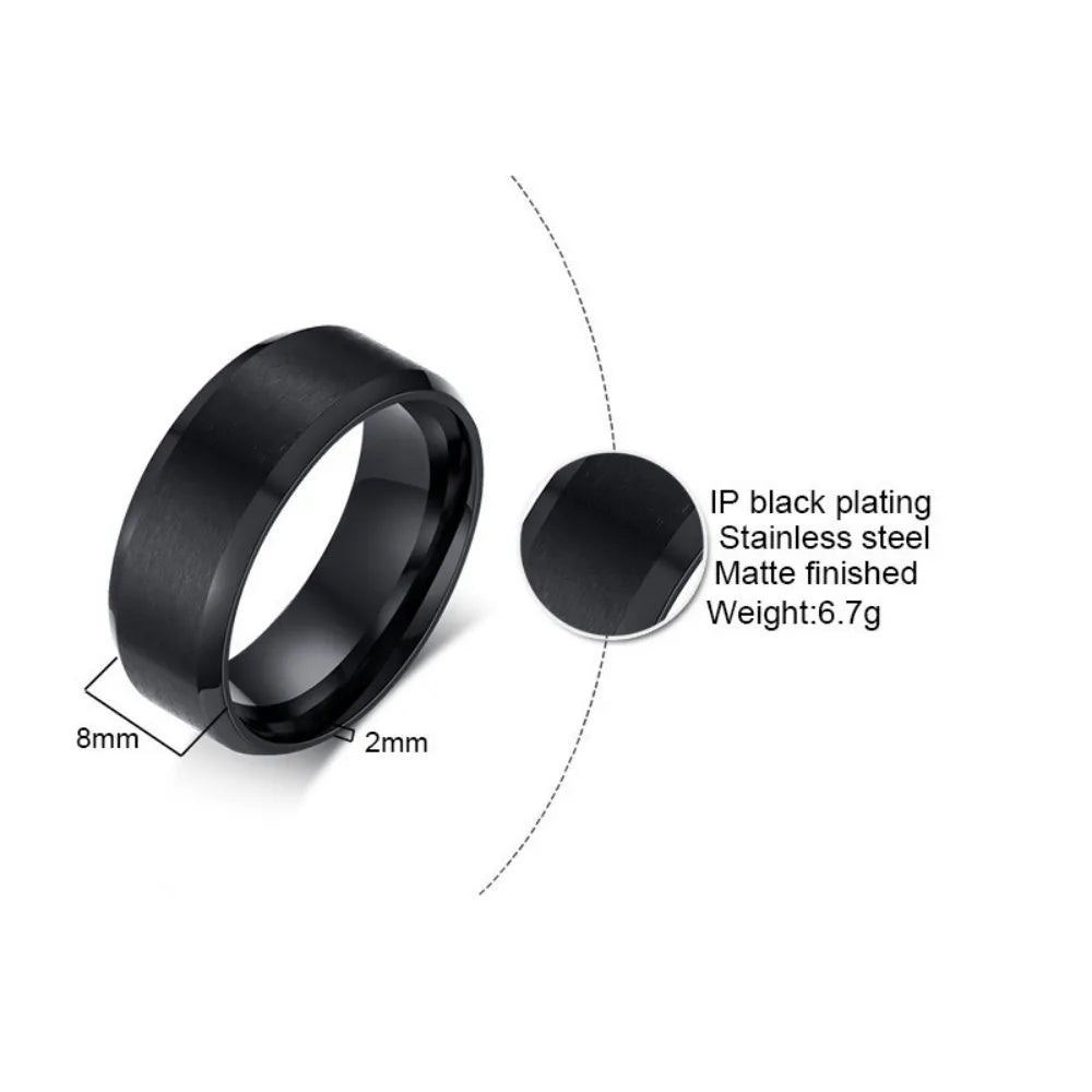 Obsidian Core Ring