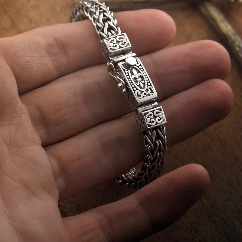 Royal Weave Bracelet – 925 Silver