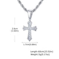 Eternal Cross Silver Necklace